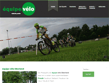 Tablet Screenshot of equipe-velo.com